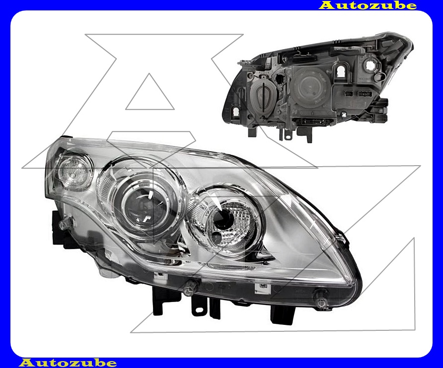 Fényszóró jobb XENON (D1S) (izzó, elektronika és motor nélkül)  {VALEO} /RENDELÉSRE/