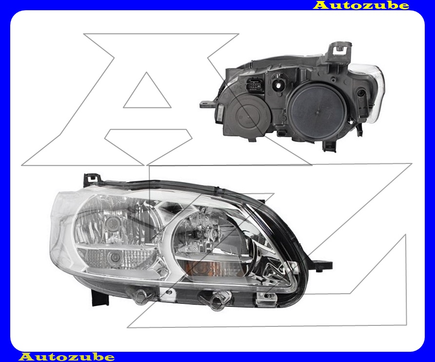 Fényszóró jobb (H7/H1/W5W) kézi állítású  {VALEO}   /RENDELÉSRE/
