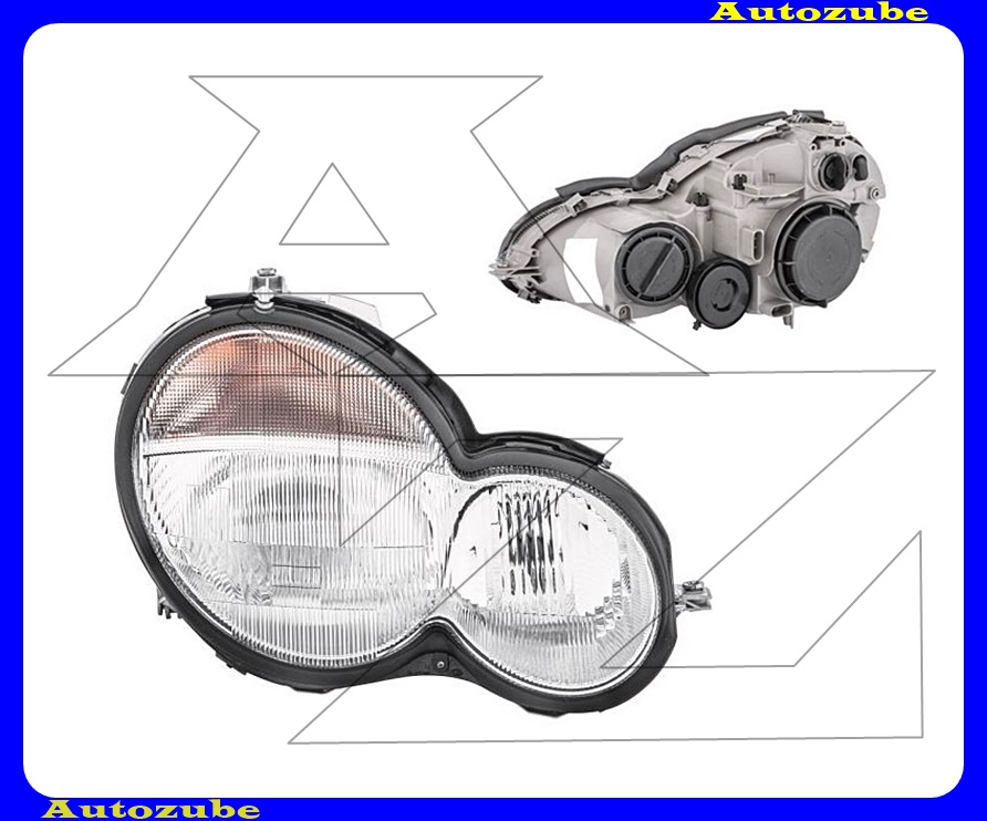 Fényszóró jobb (H7/H7) motorral  {HELLA}   /RENDELÉSRE/