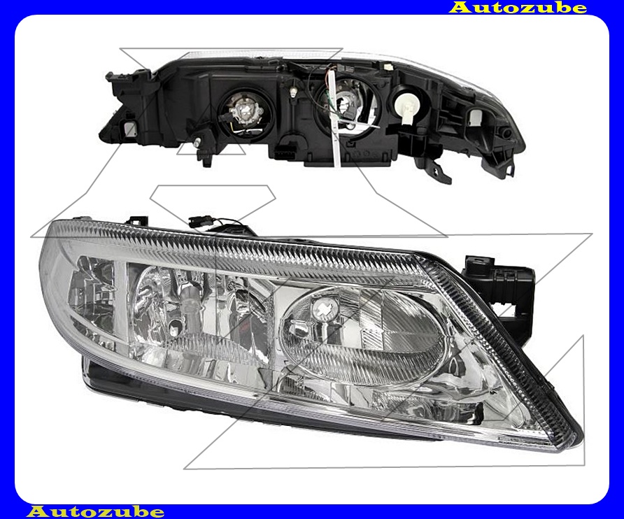 Fényszóró jobb (H7/H1) (motor nélkül)  {TYC}
