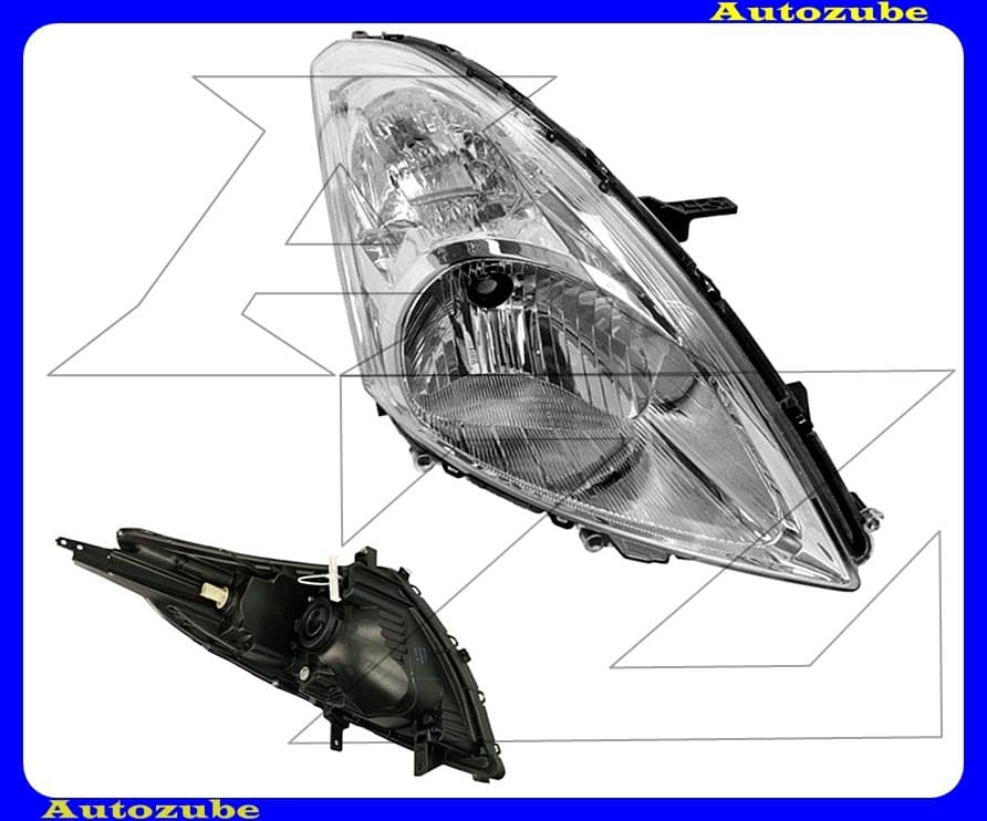 Fényszóró jobb (H4) (motor nélkül)  {TYC}