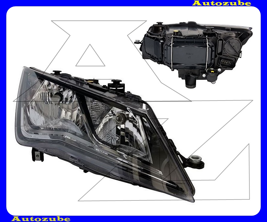 Fényszóró jobb (H7/H7) motorral  {TYC}