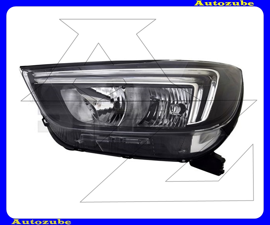 Fényszóró bal (H7/HB3/LED) motorral  {TYC}