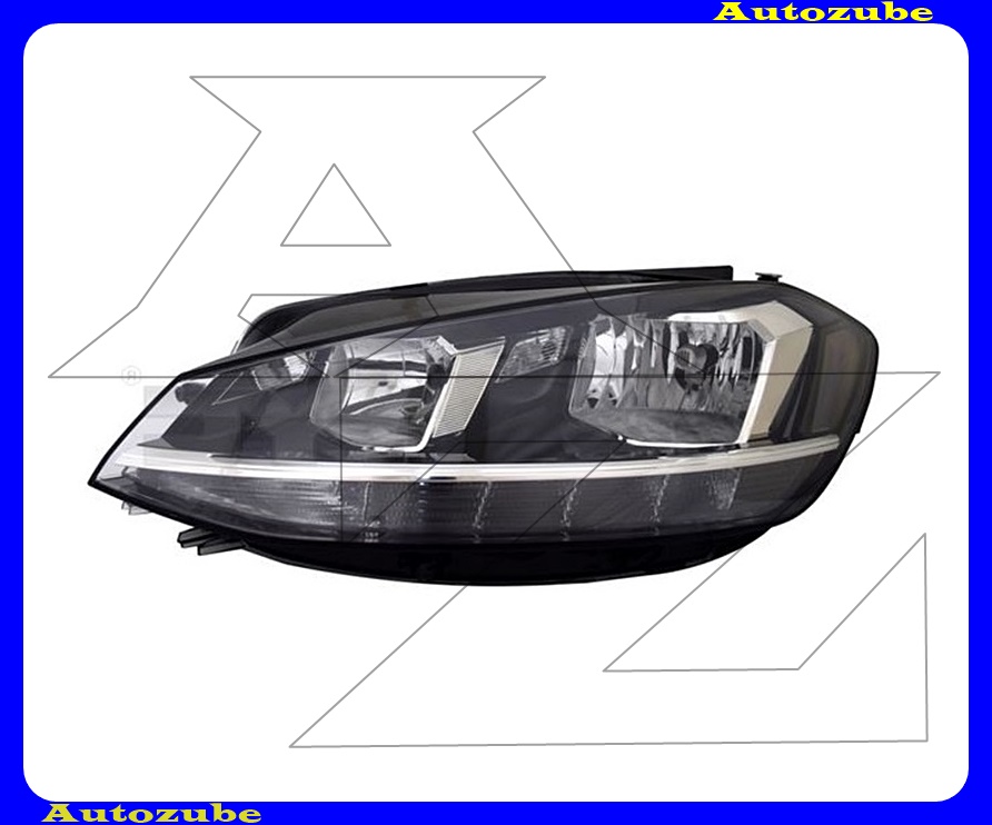 Fényszóró bal (H7/H9/LED) motorral {TYC}  /RENDELÉSRE/