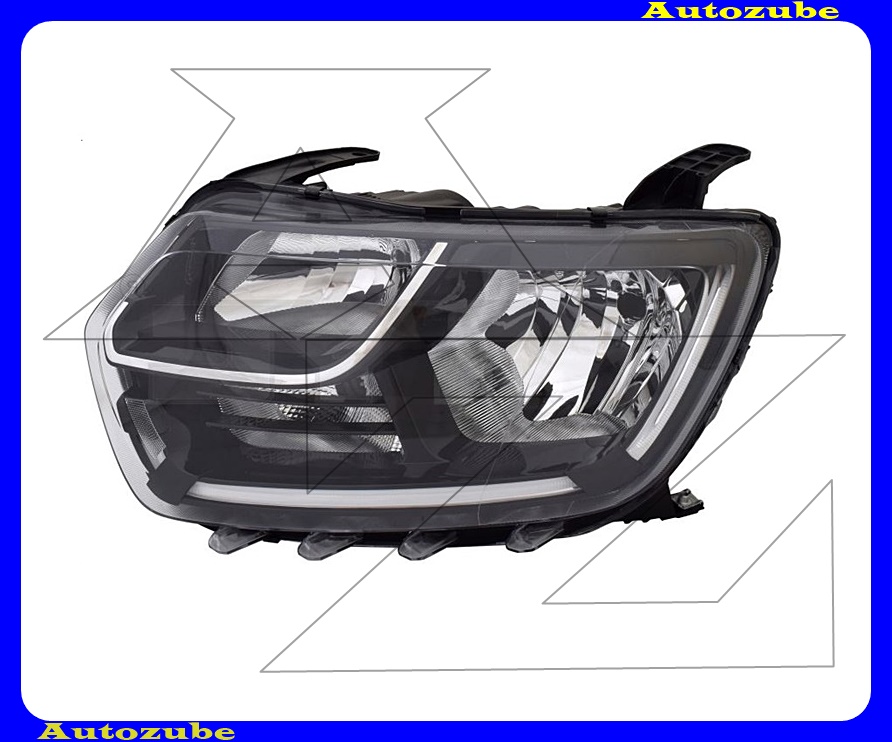 Fényszóró bal (H7/H1/LED) nappali fénnyel, motorral {TYC}