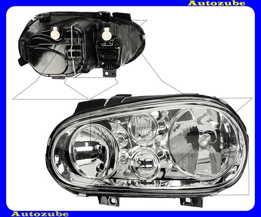 Fényszóró bal (H7/H1) (motor nélkül)  {TYC}