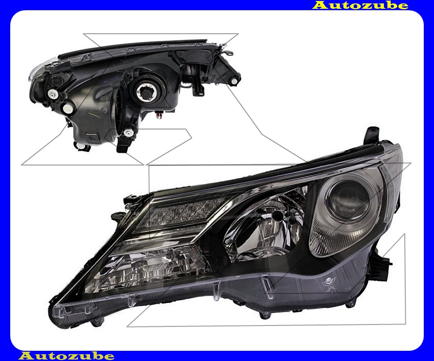 Fényszóró bal (HB3/HB3/LED) nappali fénnyel (motor nélkül)  {DEPO}