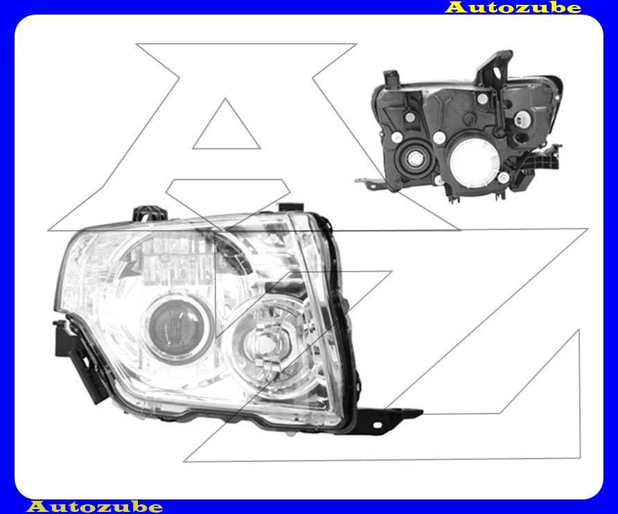 Fényszóró jobb XENON (D2S/H9) (izzó, elektronika és motor nélkül)  {DEPO}