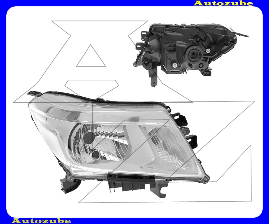 Fényszóró jobb (H4) motor nélkül {DEPO}