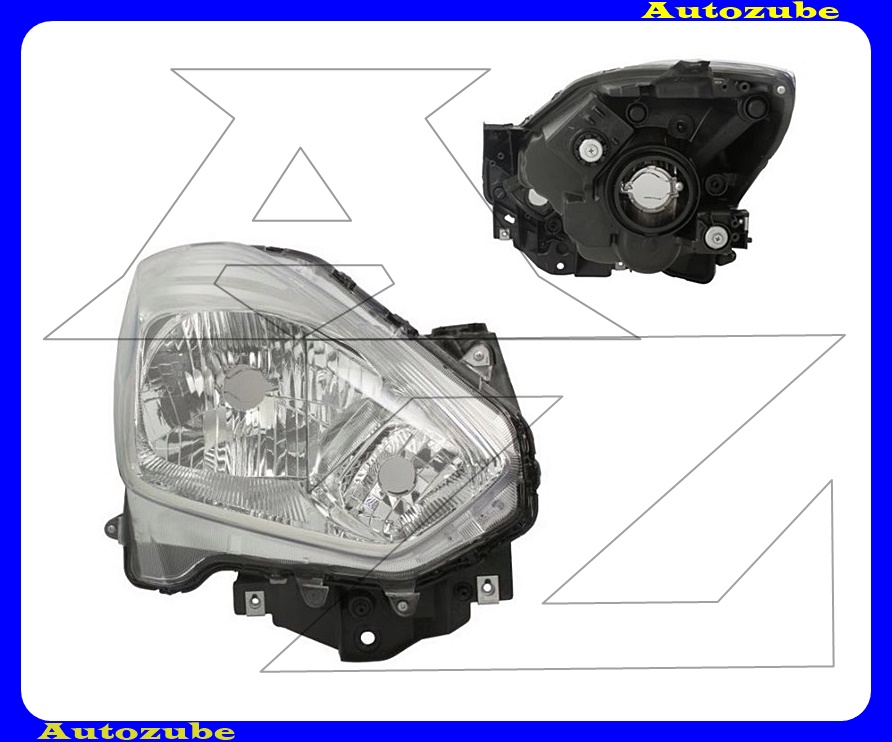 Fényszóró jobb (H4) (motor nélkül)  {DEPO}