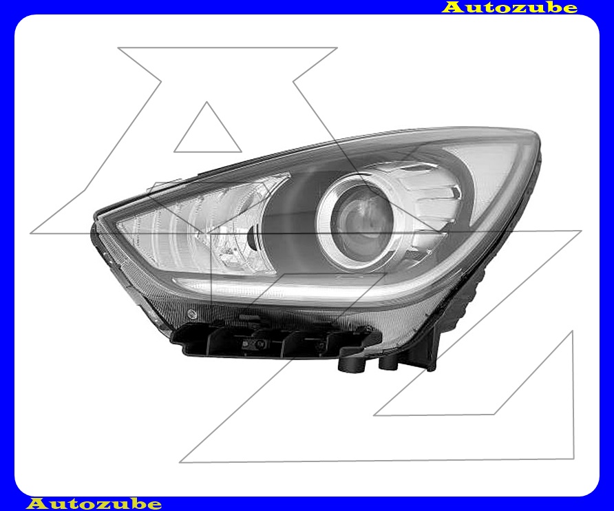 Fényszóró bal (HB3/LED) motor nélkül  {DEPO}