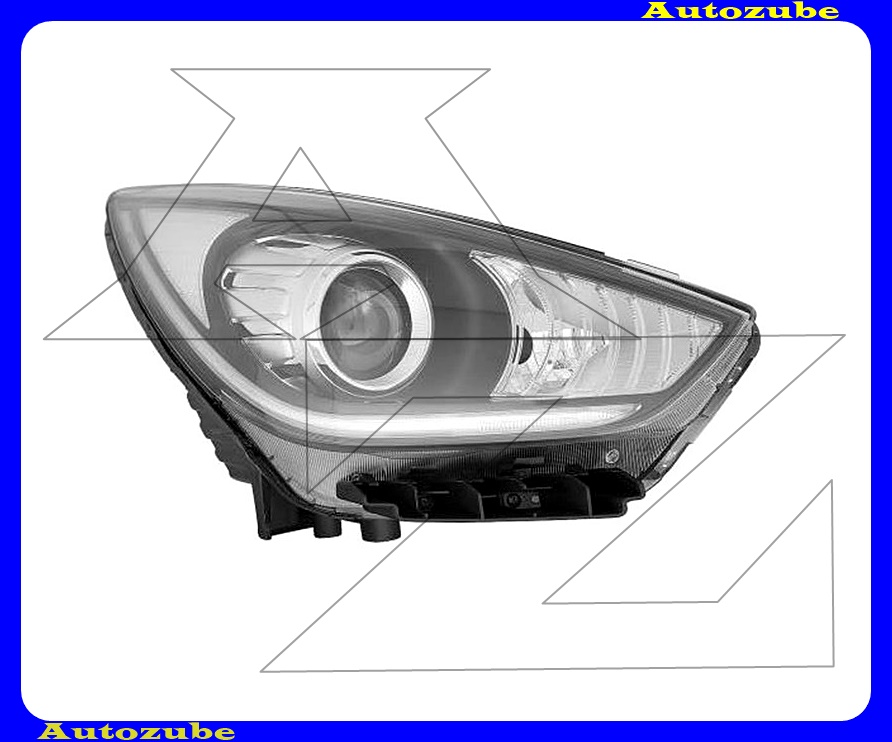 Fényszóró jobb (HB3/LED) motor nélkül  {DEPO}