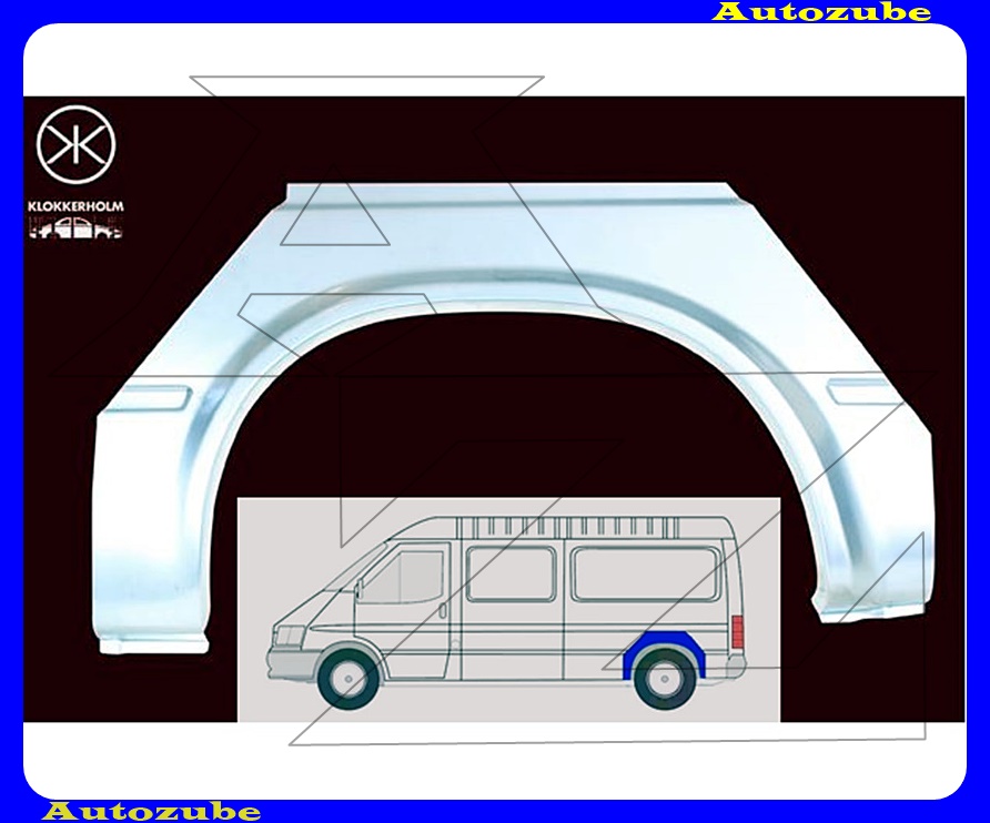Hátsó sárvédő javítóív bal 