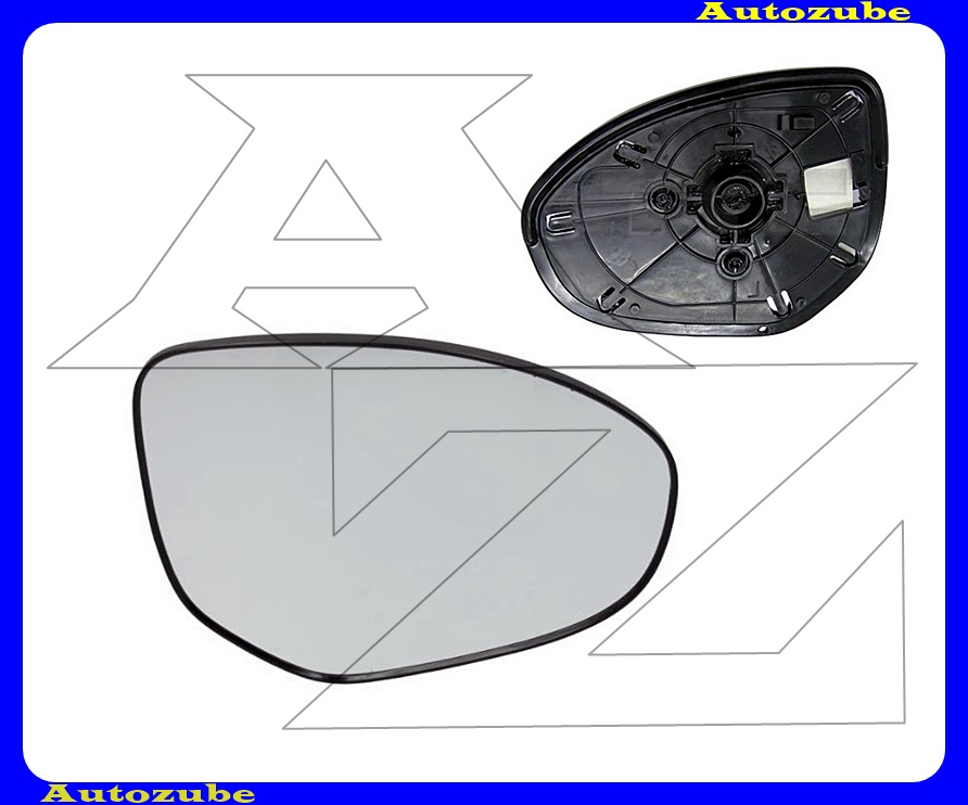 Visszapillantó tükörlap jobb, domború (tartólappal)