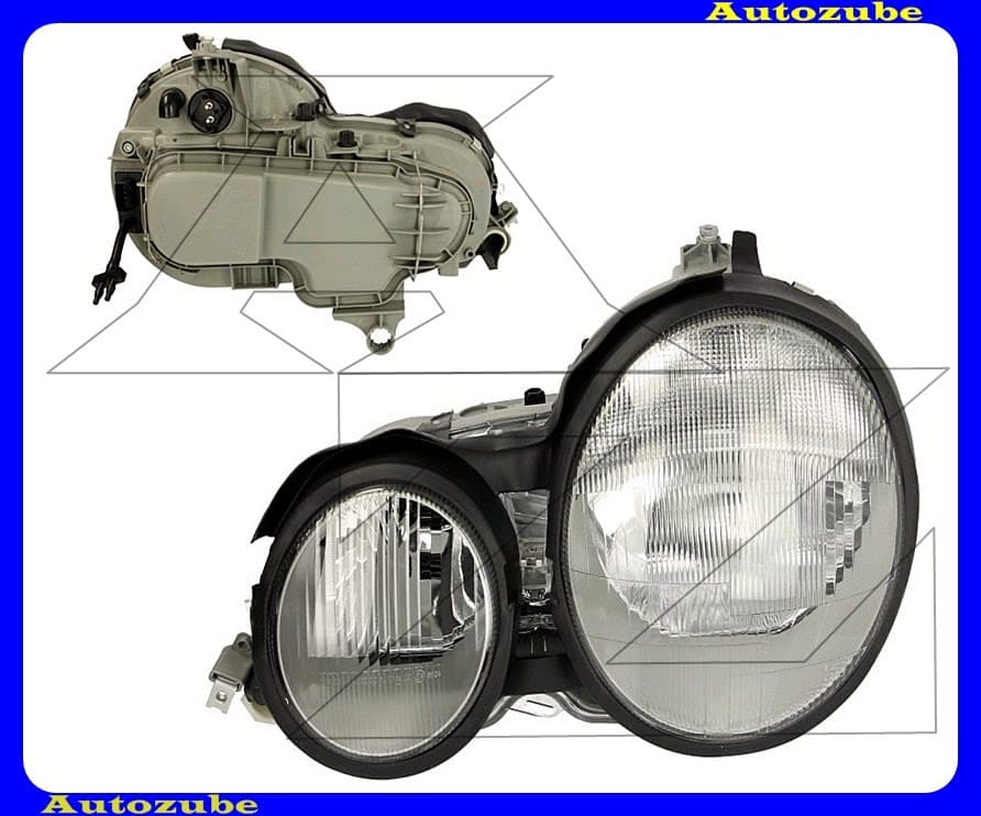 Fényszóró bal (H7/H7) (motor nélkül)  {DEPO}