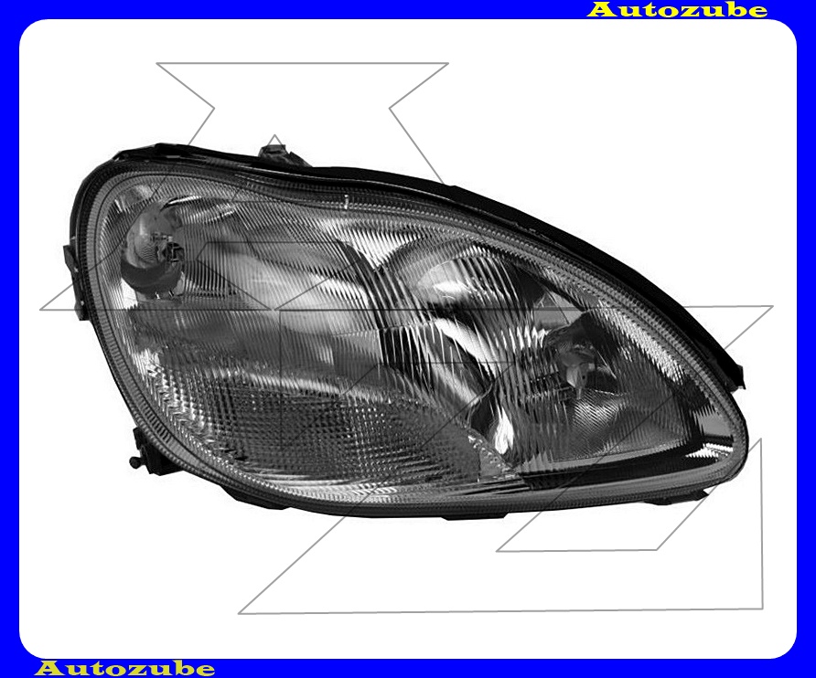 Fényszóró jobb (2xH7/H1) ködlámpás, motorral  {DEPO}