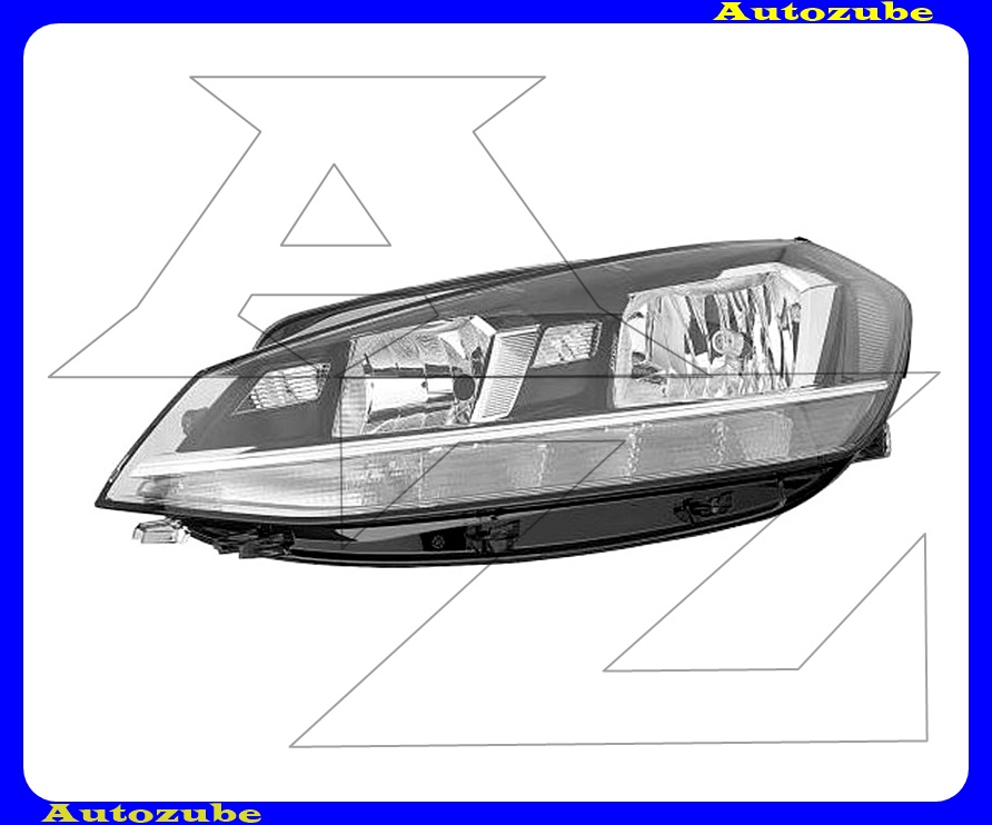 Fényszóró bal (H7/H9/LED) motorral {DEPO}  /RENDELÉSRE/