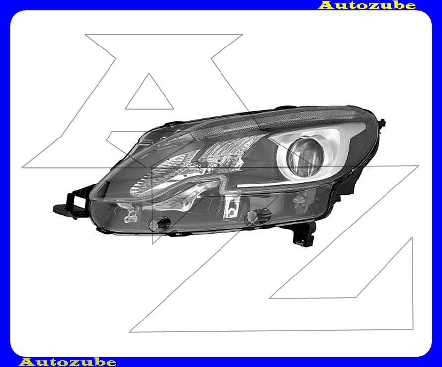 Fényszóró bal (2xH7/LED) (motor nélkül) {DEPO}