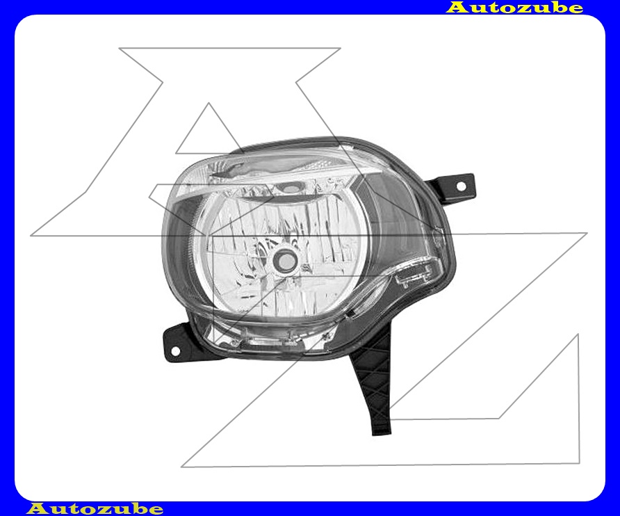 Fényszóró jobb (H4PY21W) (motor nélkül)  {DEPO}