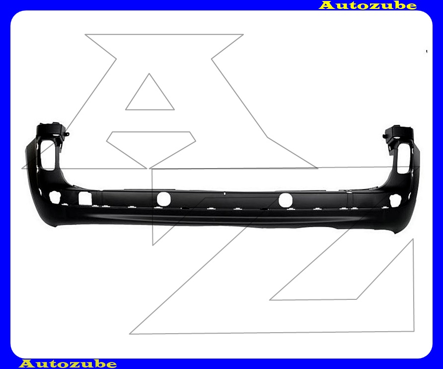 Hátsó lökhárító fekete (díszlécek nélkül)