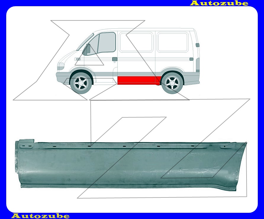 Oldalfal alsó rész bal (hosszúság: 165cm) 