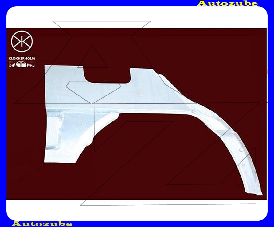 Hátsó sárvédő javítóív jobb {KLOKKERHOLM}
