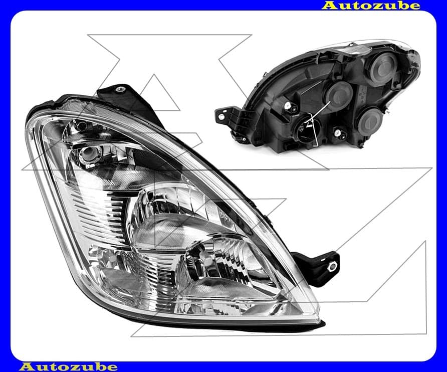 Fényszóró jobb (2xH7/H1) motorral  {DEPO}