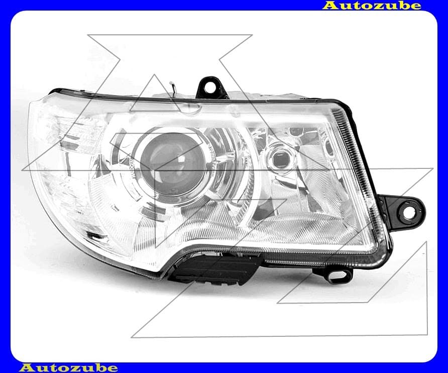 Fényszóró jobb (H7/H3) motorral  {DEPO}