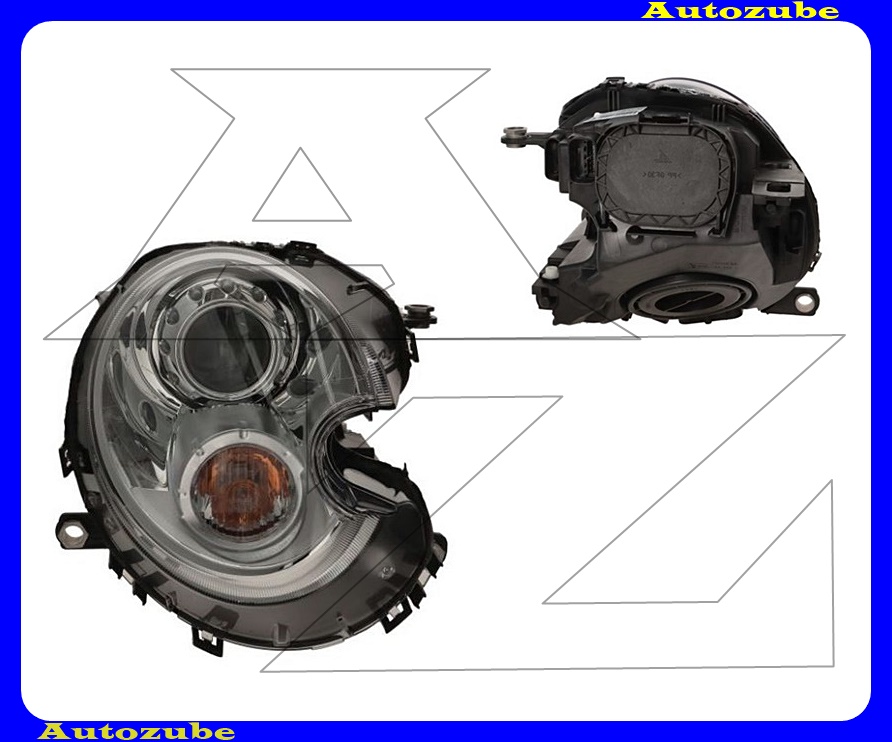 Fényszóró jobb XENON (D1S) króm házas, fehér indexes, motorral, (izzó és elektronika nélkül)  {MM}  /RENDELÉSRE/