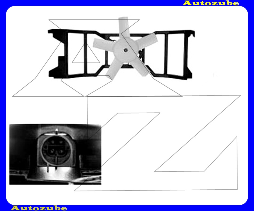 Hűtőventillátor 280mm/80W 