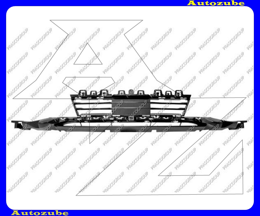 Első lökhárító rács középső (Távolságtartó tempomattal szerelt járművekhez)