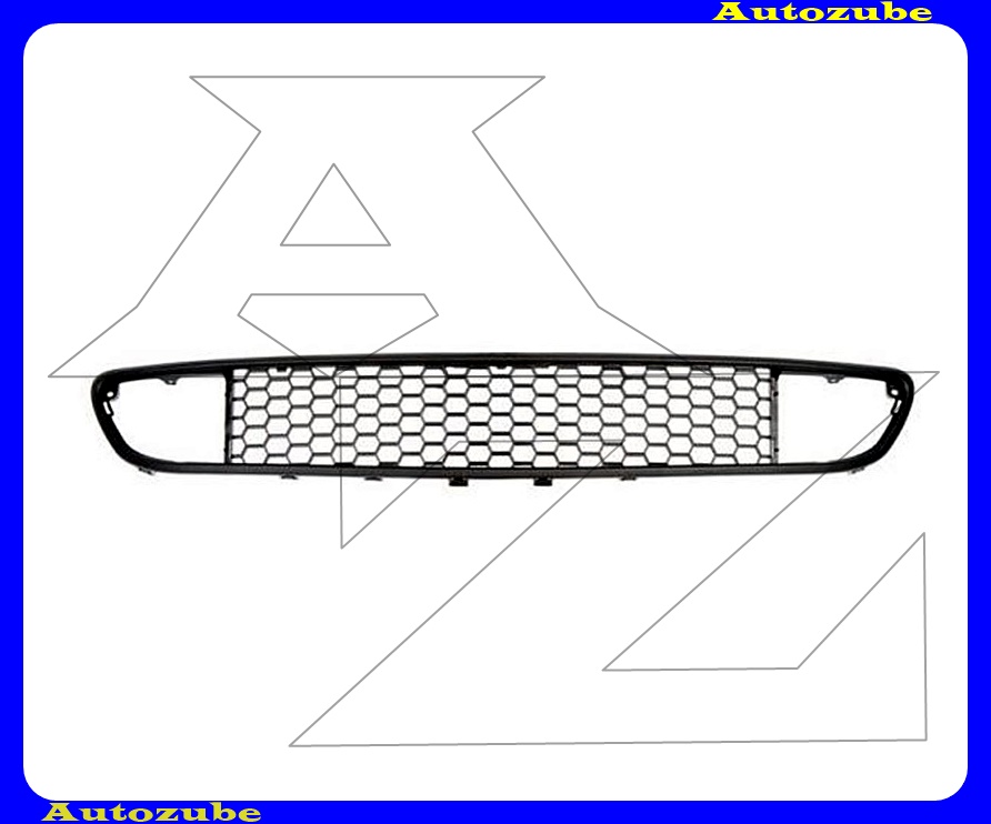 Első lökhárító rács középső alsó (fekete)