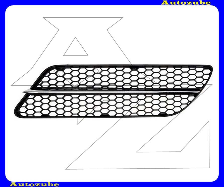 Első lökhárító rács bal belső, krómdíszléccel