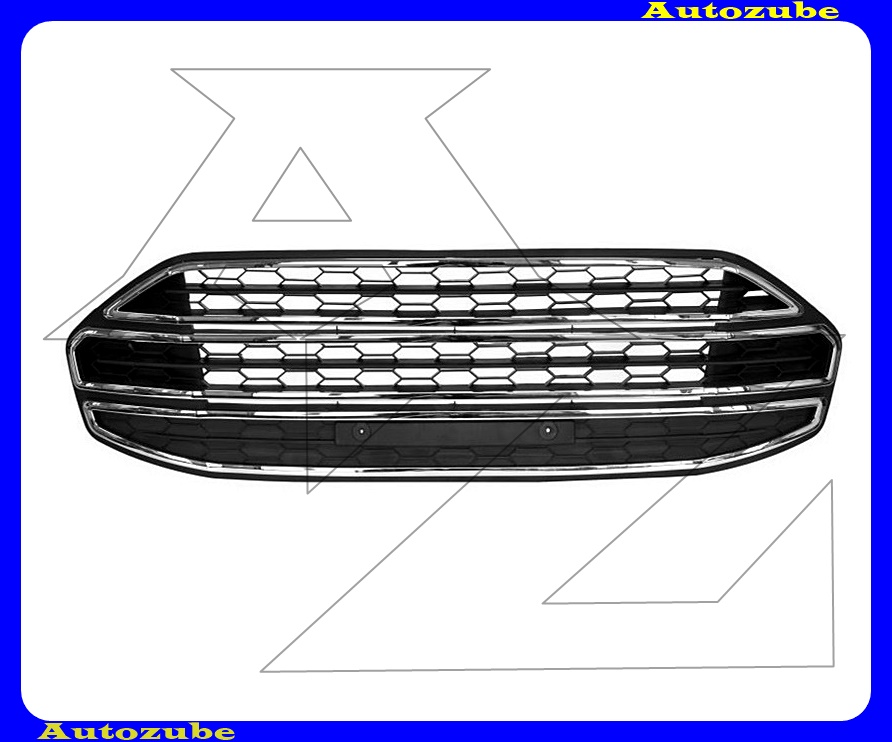 Első lökhárító rács középső (krómdíszlécekkel)