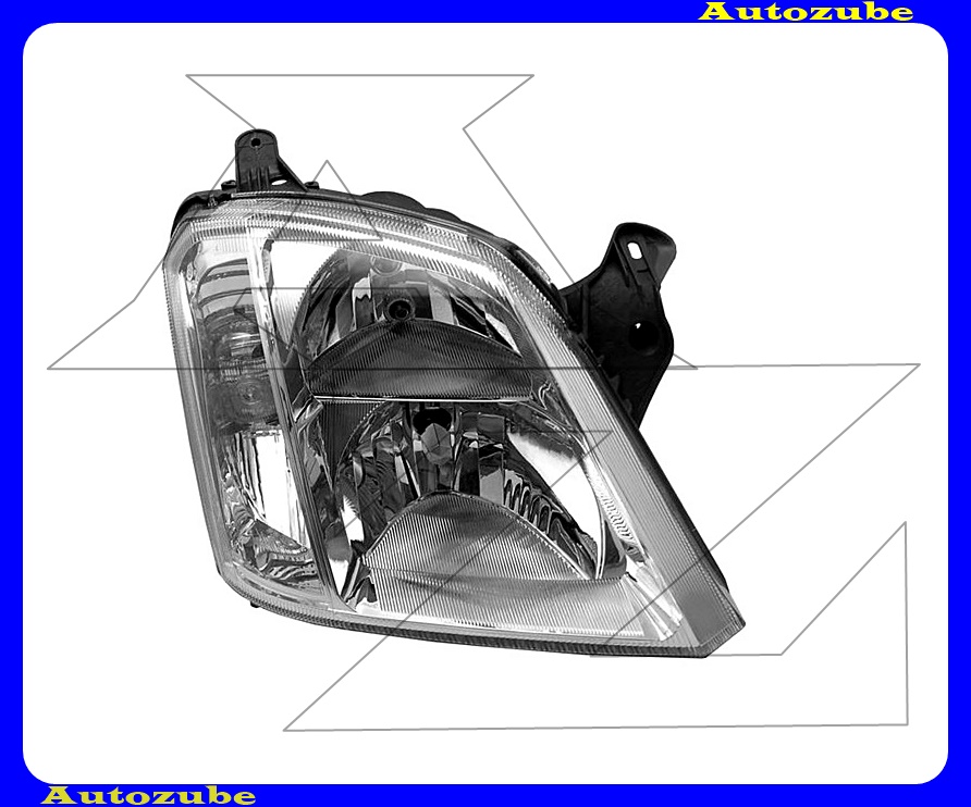 Fényszóró jobb (H7/H1) (motor nélkül)  {DEPO}