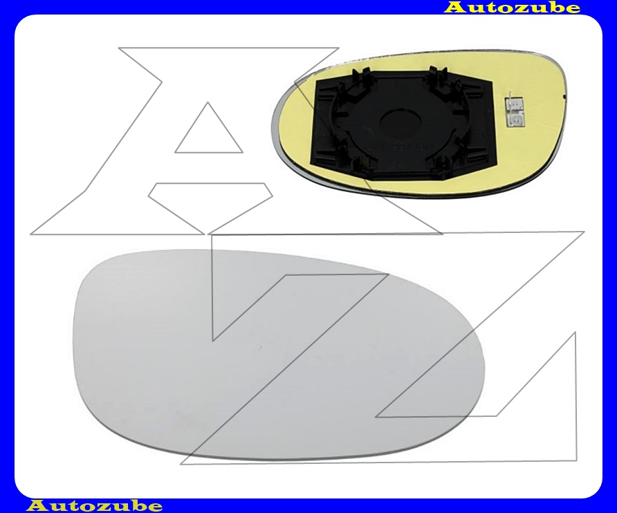 Visszapillantó tükörlap jobb, fűthető-domború (tartólappal)