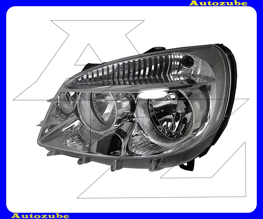 Fényszóró bal (H7/H1) motorral   {MAGNETI MARELLI}   /RENDELÉSRE/