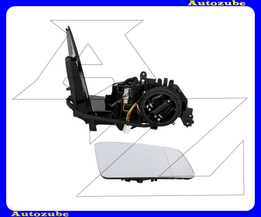 Visszapillantó tükör jobb, elektromosan behajló, fűthető-aszférikus tükörlappal, memóriás (borítás nélkül)