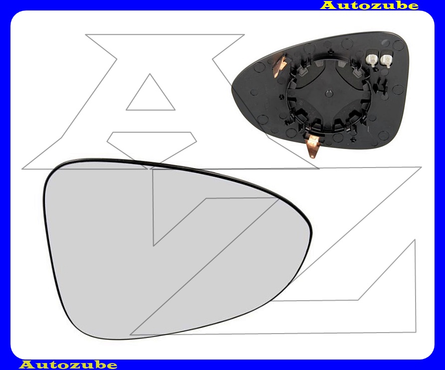 Visszapillantó tükörlap jobb, fűthető-domború (tartólappal)