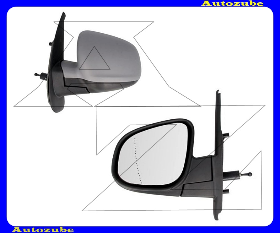 Visszapillantó tükör bal, manuális, aszférikus tükörlappal, fényezhető borítással