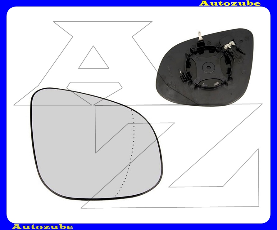 Visszapillantó tükörlap jobb, fűthető-aszférikus (tartólappal)