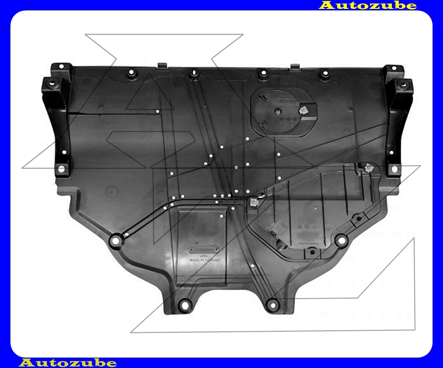 Alsó motorvédő burkolat, haspajzs (műanyag)