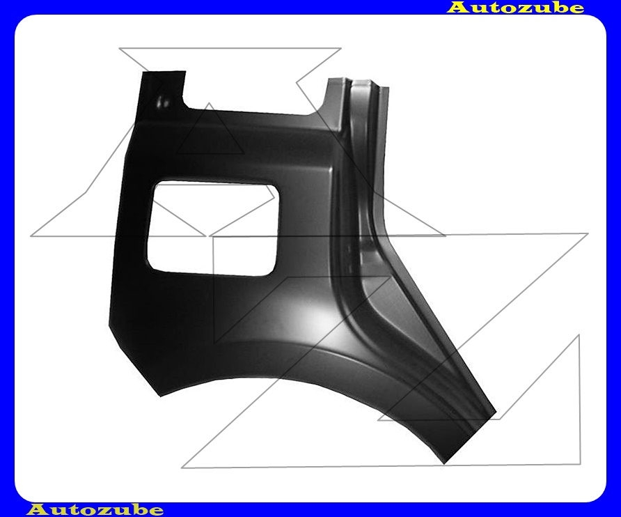 Hátsó sárvédő jobb, küszöb nélkül  /RENDELÉSRE/