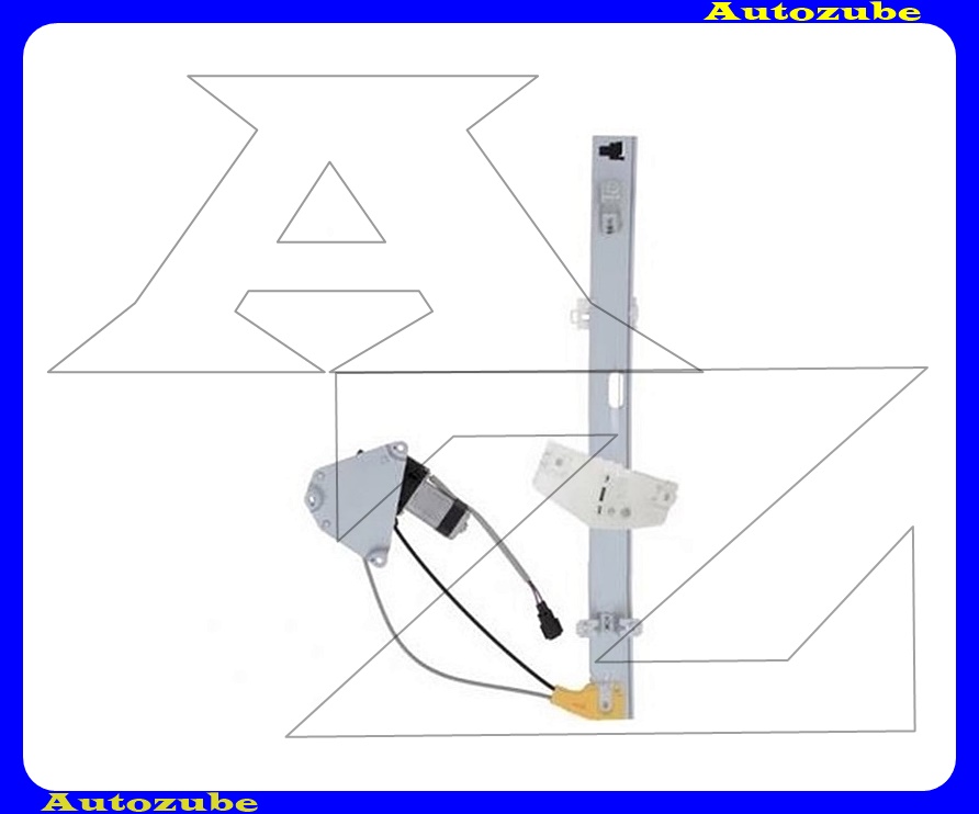 Ablakemelő szerkezet elektromos bal, motorral (2-pólusú csatlakozó)  /RENDELÉSRE/