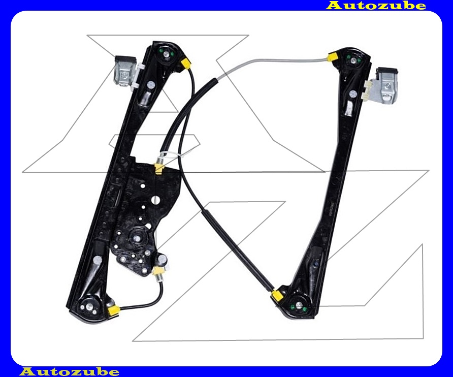 Ablakemelő szerkezet elektromos jobb első (motor nélkül)