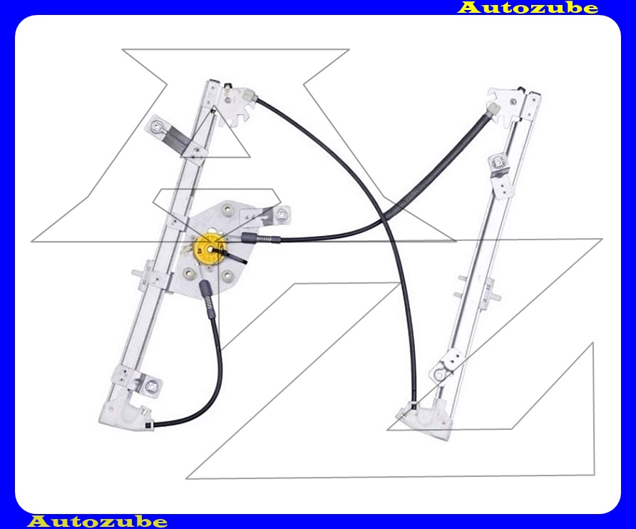 Ablakemelő szerkezet elektromos jobb első  (motor nélkül)