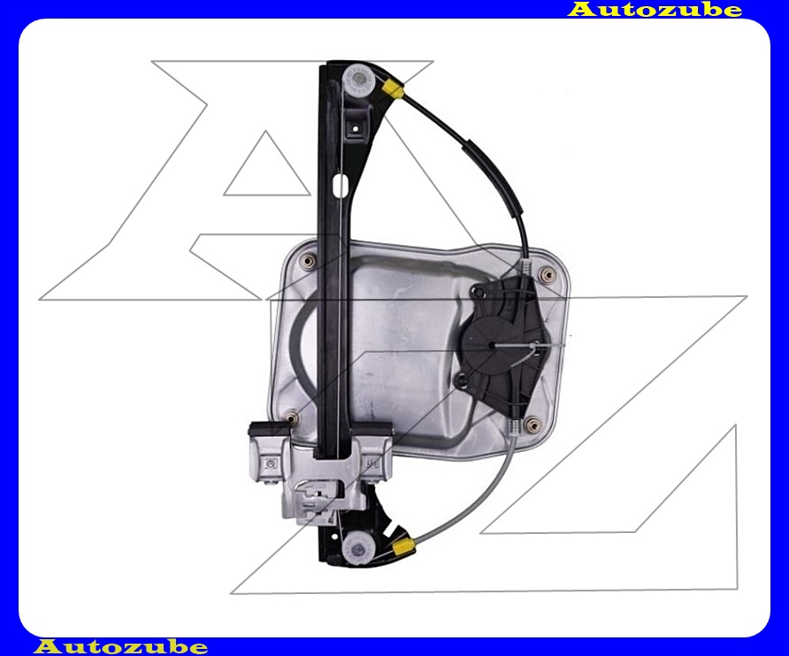 Ablakemelő szerkezet elektromos jobb első, panellal (motor nélkül)