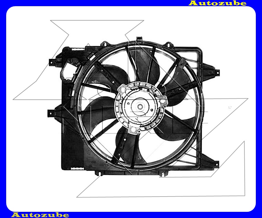 Hűtőventillátor 380mm/320W 