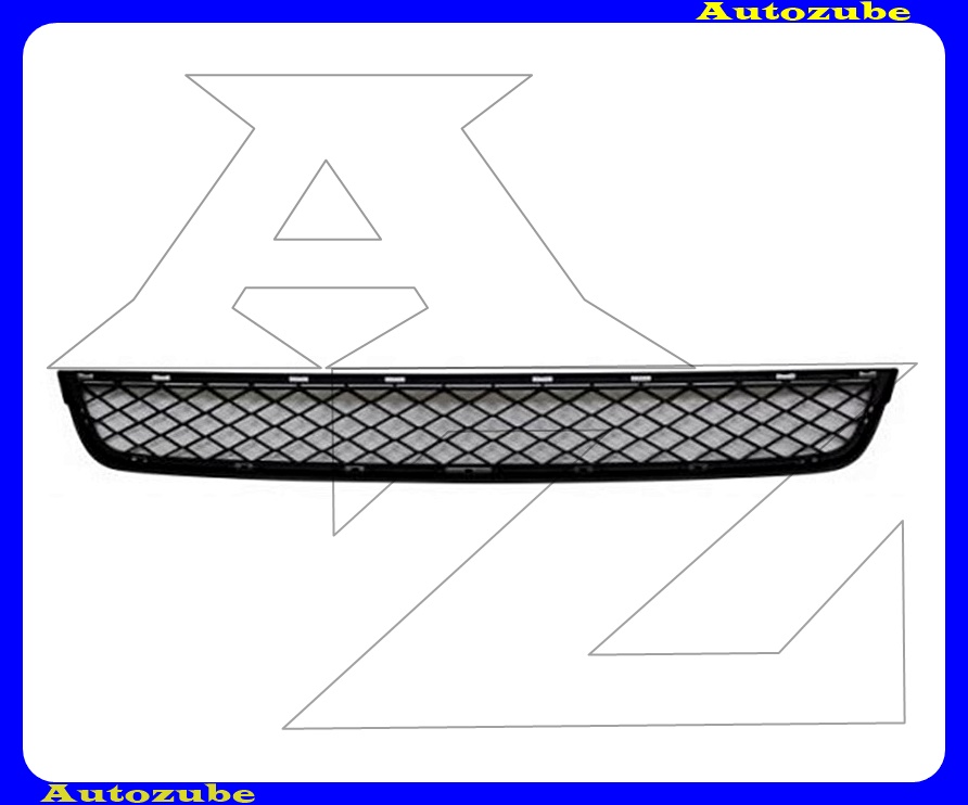 Első lökhárító rács középső alsó (nyitott) fekete