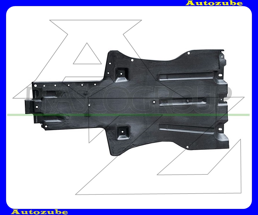 Alsó motorvédő burkolat, váltó alatti rész (műanyag)